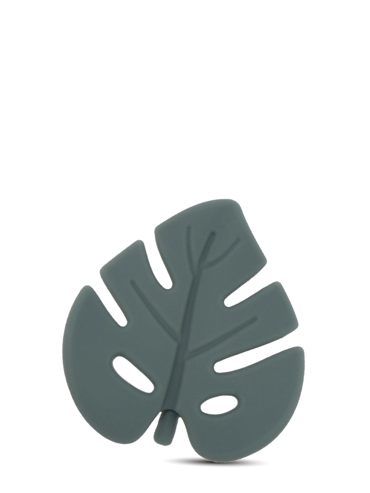 נשכן סיליקון לתינוק בצורת עלה- ורוד/ירוק