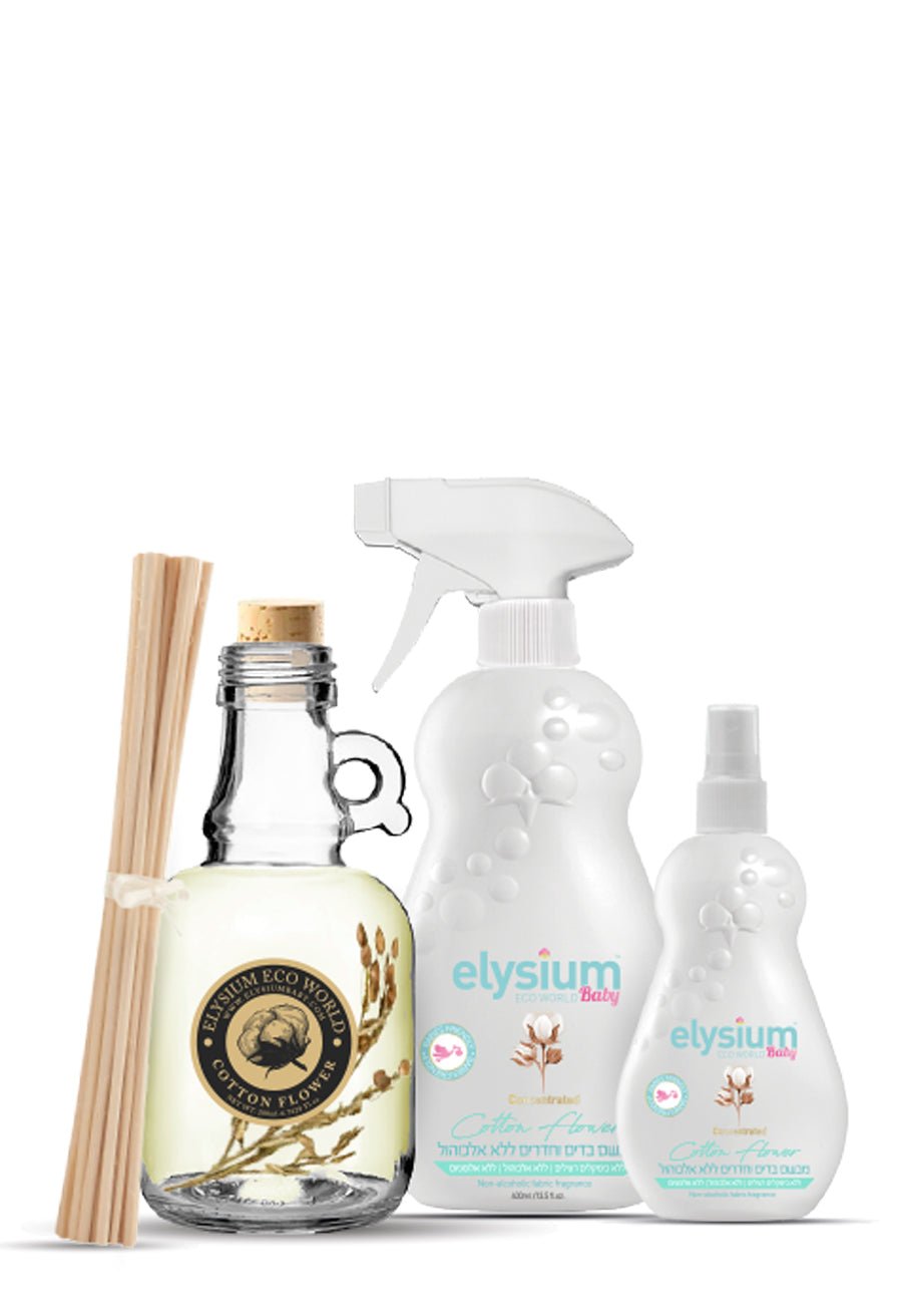 סט בישום הבית - cotton flower