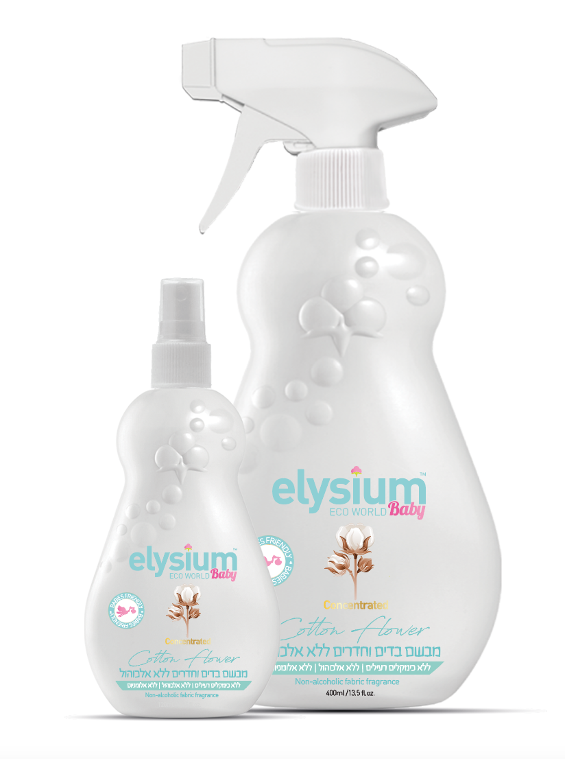 מבשם בדים 400 מ״ל + מבשם בדים 120 מ״ל - cotton flower