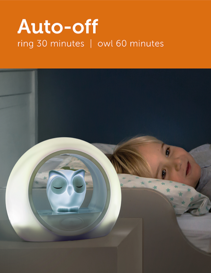 מנורת לילה עם חיישן בכי - ינשוף