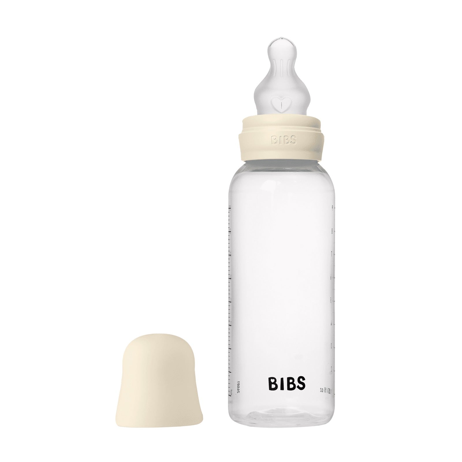 בקבוק פלסטיק עם פטמת סיליקון -270 מ״ל Bibs