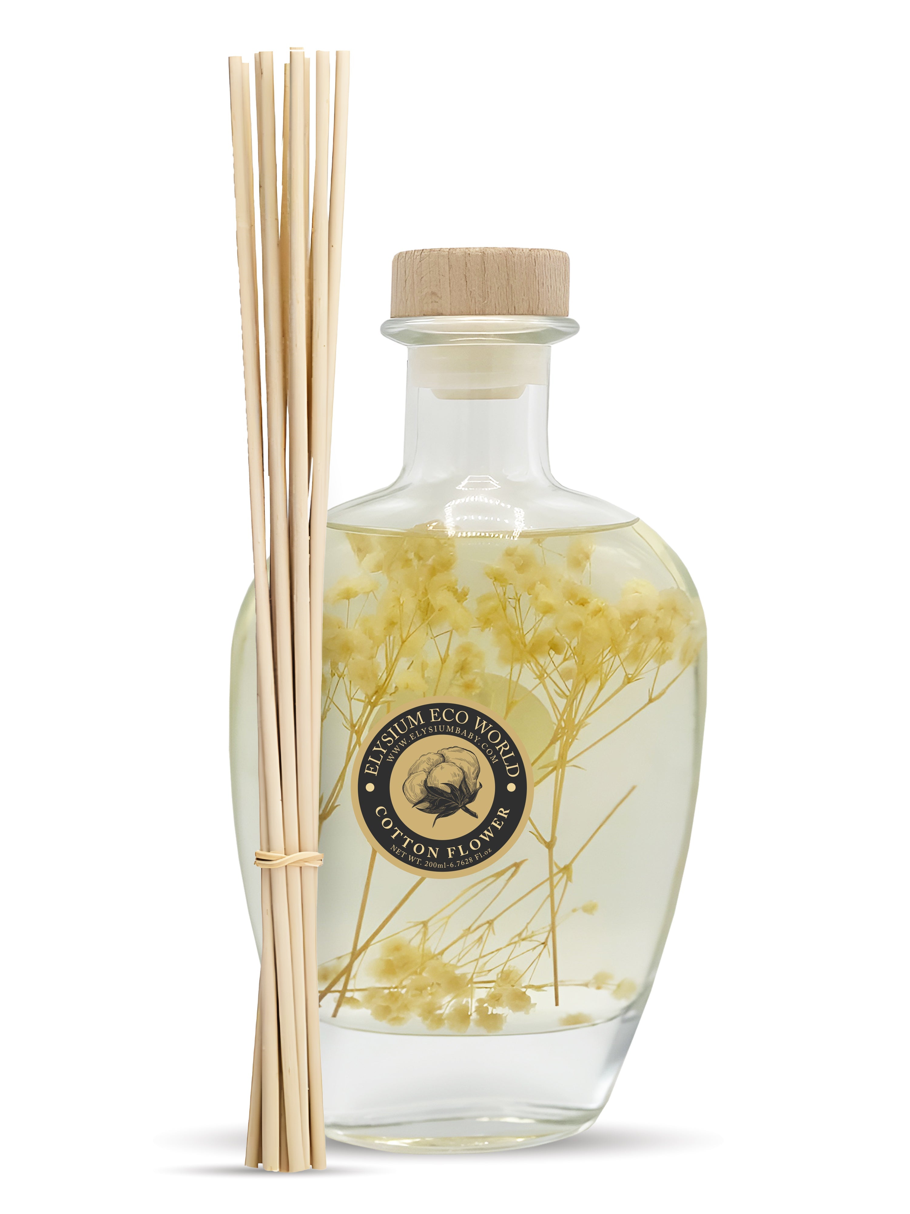 500ml COTTON FLOWER מפיץ ריח מקלות לחדרים