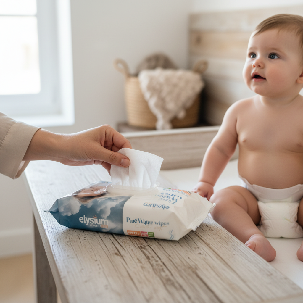 מגבונים רכים במיוחד לתינוק ללא בישום. מארז 12 יחידות