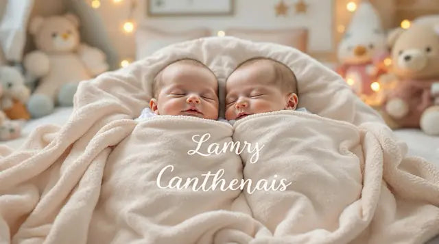 שני תינוקות תאומים