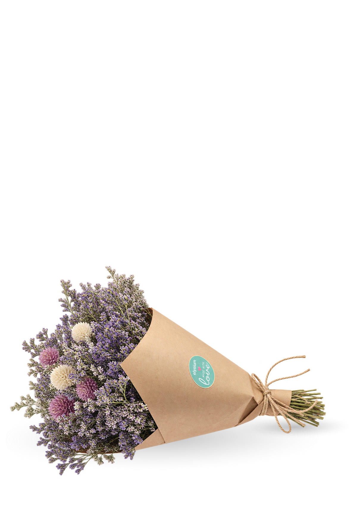 BOTANICAL LOVE – זר פרחי לימוניום (סטטיס) מיובשים וצבעוניים