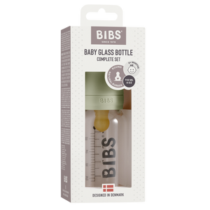 בקבוק BIBS | בקבוק האכלה זכוכית ירוק עתיק 110 מל