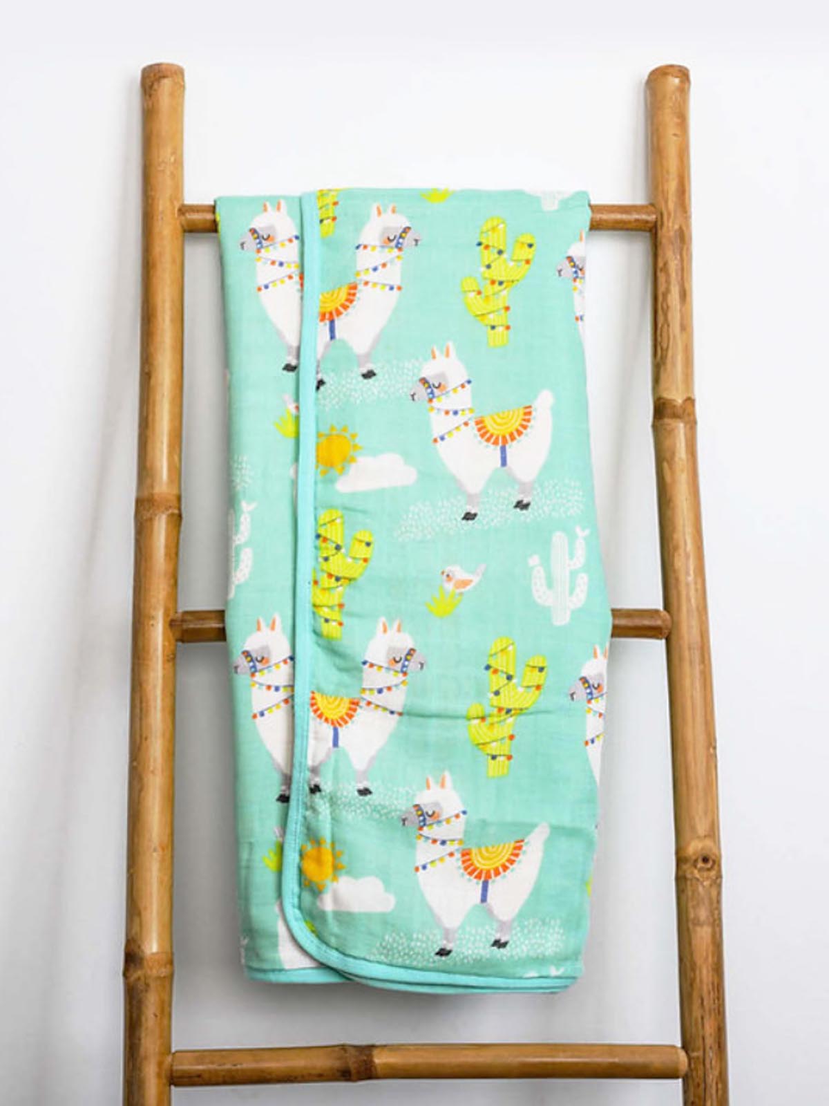 שמיכת טטרה לתינוק (4 שכבות)  - אלפקה סטייל